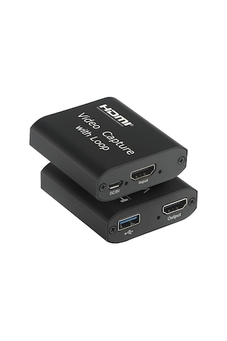 Hdmı 4k Çift Çıkışlı, 1xhdmı Giriş, 1xhdmı + 1x Usb Çıkış, Video/ses Yakalama, Mikrofon, Canlı Yayın, Tak