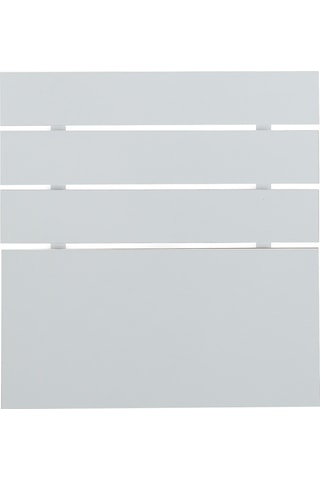 Pasifichome Huga Tek Kişilik Beyaz Yatak Başlık 90 Cm / 90 Cm Baza Başlık