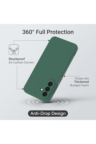 Honor 600 Pro İle Kılıf Içi Kadife Lansman Tasarım Telefon Kılıfı Kapak Koyu Yeşil