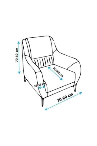 Tekli Pamuklu Koltuk Örtüsü Strech Bordo