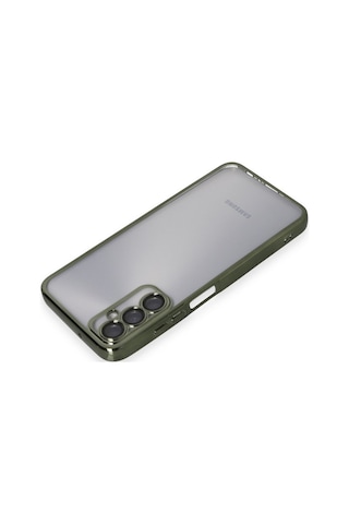 Galaxy A05s Kılıf Razer Lensli Silikon - Yeşil