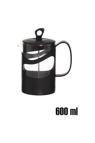 Tr 131061-834 French Press Süzgeçli Çay Kahve Kupası 600ml Diğer