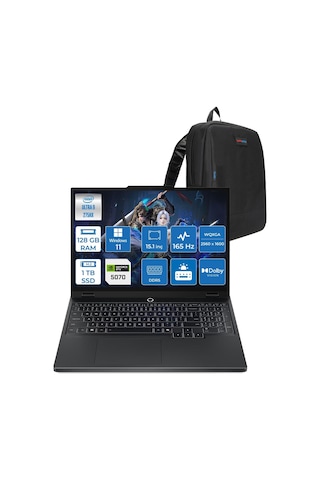 Lenovo Legion 5 15AHP10 15IAX10 83F00024TRP51 Ultra 9 275HX 128 GB 1 TB SSD 8 GB RTX5070 15.1" Free Dos Dizüstü Bilgisayar + Zetta Çanta