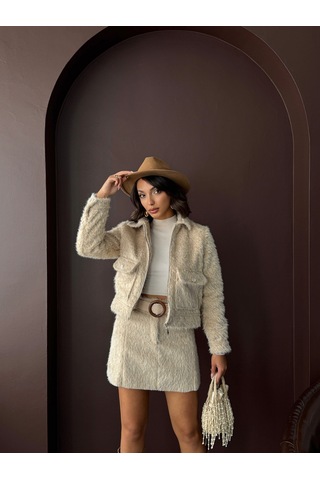 Verymoda F 1984 Kemerli Etek Taş