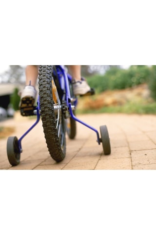 Trend Bisiklet 16 Jant Yan Denge Tekeri Siyah - Beyaz