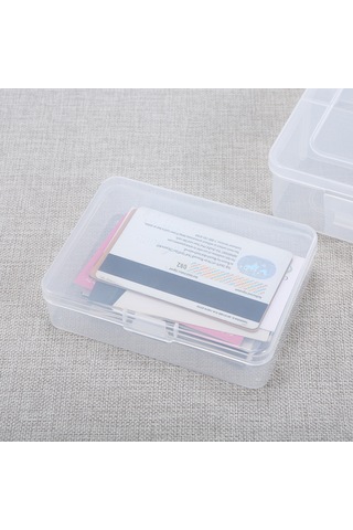 Yuntech01 Pp Malzeme Şeffaf Dikdörtgen Kapaklı Depolama Kutusu - Hafif, Dayanıklı Ve Toz Proof Parça Kutusu Diğer
