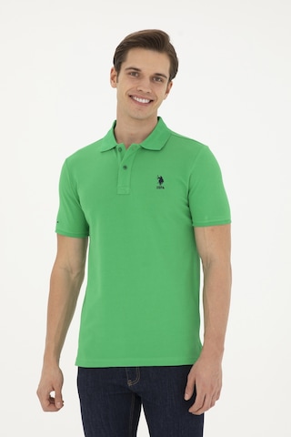 U.S. Polo Assn. Erkek Yeşil Basic Tişört 50279613-VR020