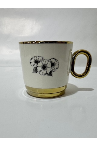 Acar Adora Kupa Gold Çiçek Desen Karma Desen Gold