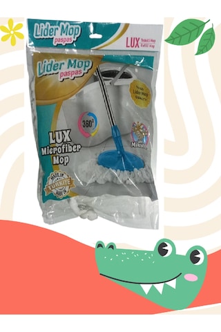 Lider Mikrofiber Yuvarlak Mop Paspas Lux Yedek Ucu 2 Adet