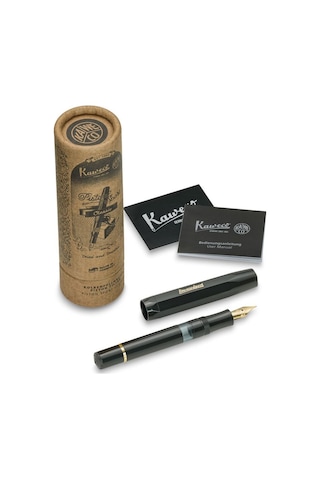 Kaweco Klasik Sport Pıston Fıller Dolma Kalem Siya Siyah