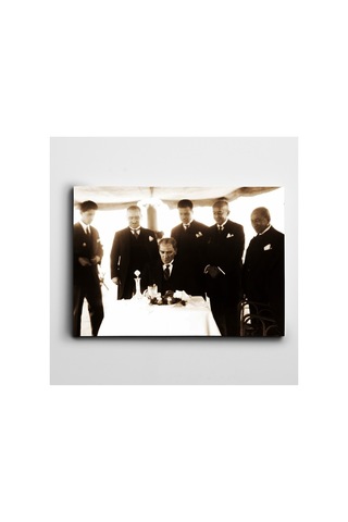 Atatürk İstanbul 1927 Kanvas Tablo