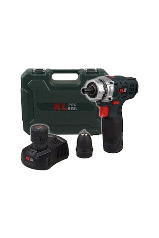 Klpro KLNM1020 10.8V 2.0 Ah Li-ion Çift Akülü Darbesiz Matkap Vidalama