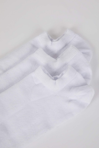 DeFacto Erkek Pamuklu 3'lü Sneaker Çorabı K4595AZNSWT1