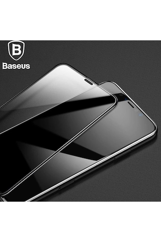 Baseus Apple  Uyumlu  iPhone 11 Pro 3d Full Kaplama Kırılmaz Cam Koruyucu Tempered Glass Screen Protector- 5775