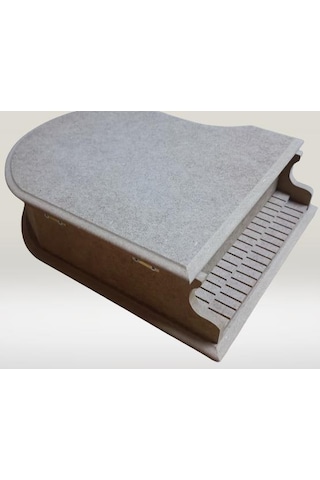 1448bng90274hobi Adn Dekoratif Piyano Kutu Ayaklı Ahşap Mdf Ham Cnc Kesim Model El Yapım