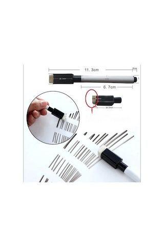 10 Adet Mıknatıslı Beyaz Tahta Kalemi. Silinebilir Tahta Kalem