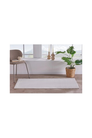 Textured Yolluk Halı 160x230 Cm Krem