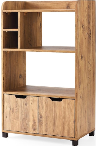 Buket Çok Amaçlı Mutfak Fırın Kiler Dolabı Demonte 72x42x121cm Çam
