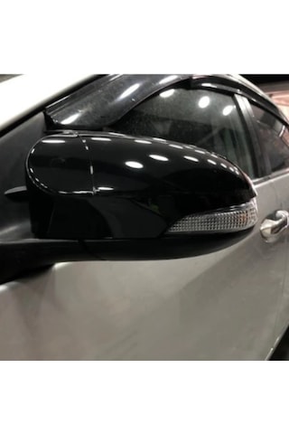 Toyota Uyumlu Yaris 2012-2015 Batman Yarasa Ayna Kapağı Piano Black Abs Plastik Batman