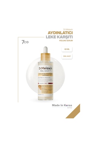 Aydınlatıcı & Leke Karşıtı Pirinç Özlü Peeling Serum Peel Shot 80ml