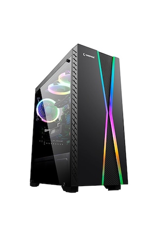 Rampage X-Max 1*120Mm Fan Tempered Camlı Gaming Oyuncu Kasası