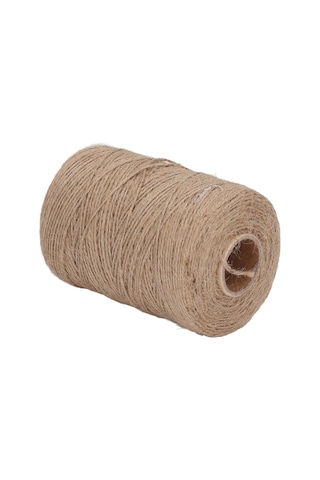 Maiyame Doğal Kenevir İpi - 300 Metre Bahçe Ve El Sanatları İçin Çok Amaçlı 2mm Çift Kat İp