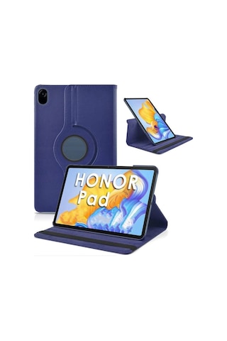 Huawei Honor Pad 10 12.1" Uyumlu Standlı 360 Yatay Dikey Dönebilen Deri Tablet Kılıfı Kapaklı Kılıf
