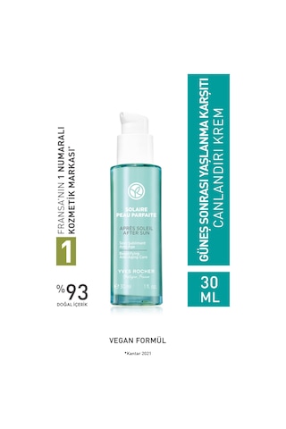 Cildin Gün Boyu Nemli Kalmasını Sağlayan Güneş Sonrası Nemlendirici Yüz Kremi 30ml