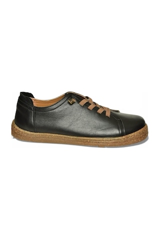 Fox Shoes Y999364003 Siyah Hakiki Deri Kadın Spor Ayakkabı Sneakers Siyah