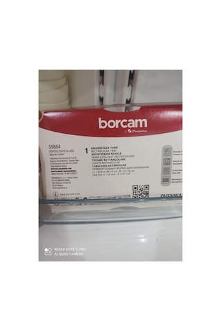 Paşabahçe Borcam Baton 250x115mm Dikdörtgen Midi Fırın Kek Kalıbı 1120 Cc Kutuludur Cam