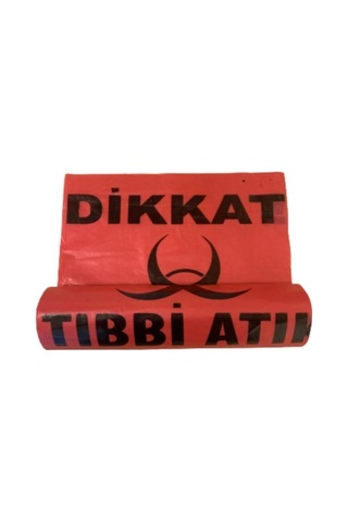 Atık Baskılı Orta Boy çöp poşeti 55x60