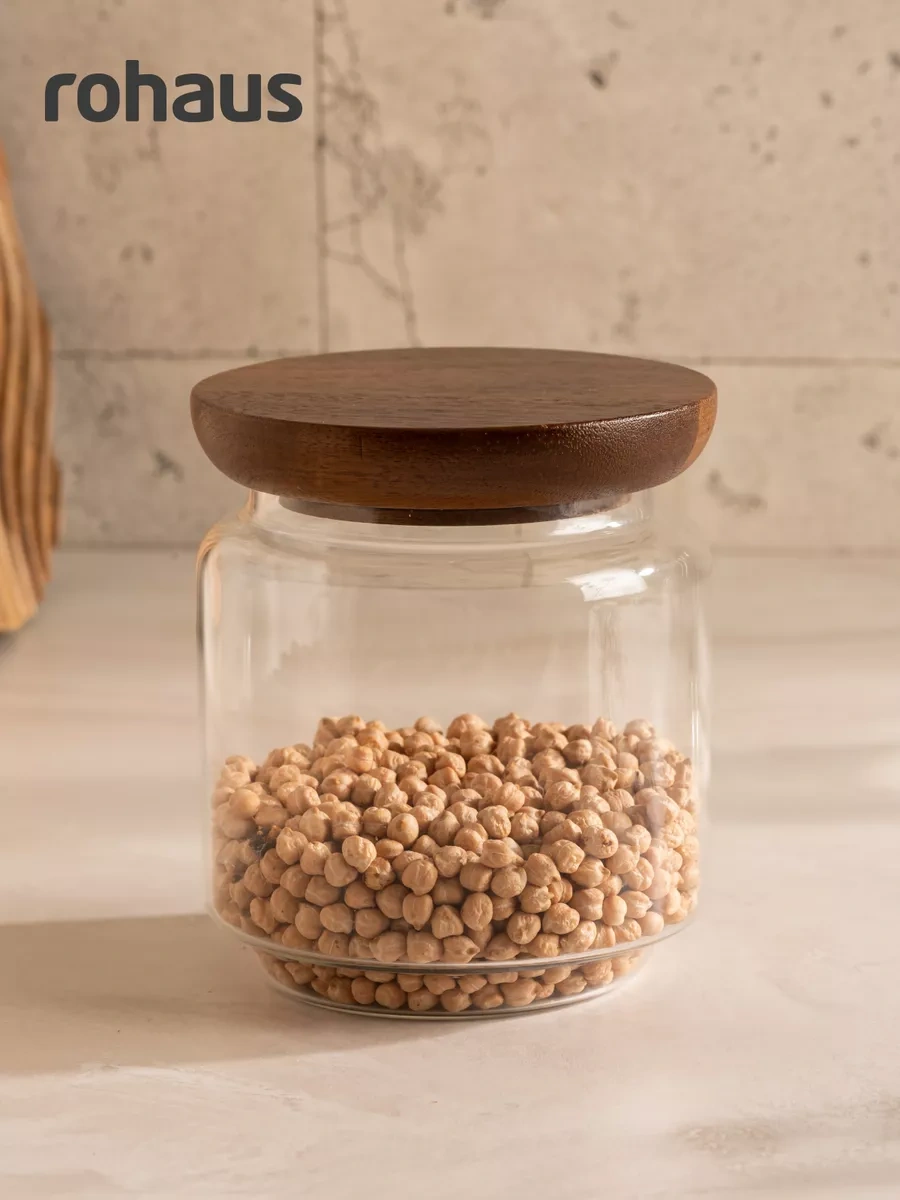 Rohaus Şeker, Kuru Bakliyat, Kuru Yemiş Tutan Cam Kavanoz 1150ml 258275125