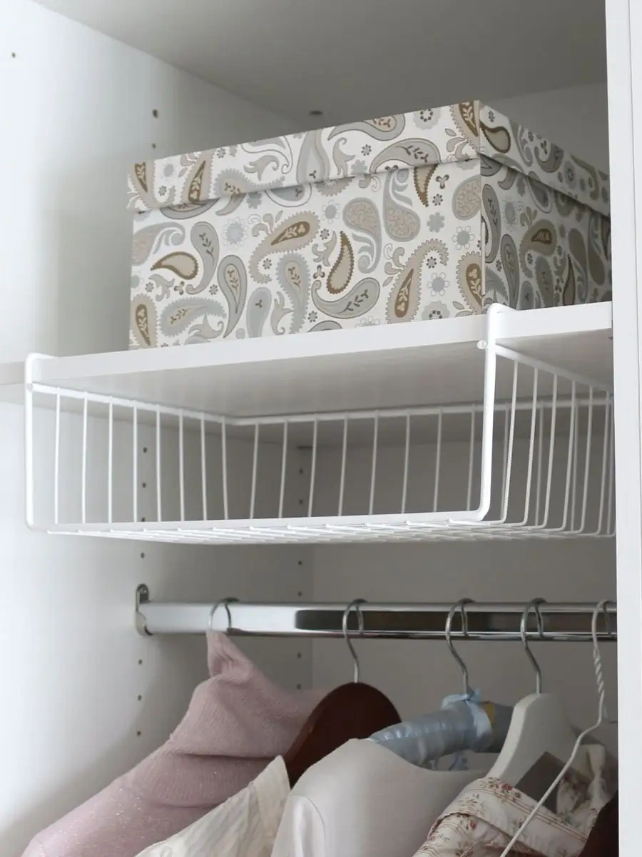 Domersi Oda Manzara Asılı Sepet Metal Eşyaları İçin Mutfakta Kullanılabilecek 75744276 Beyaz