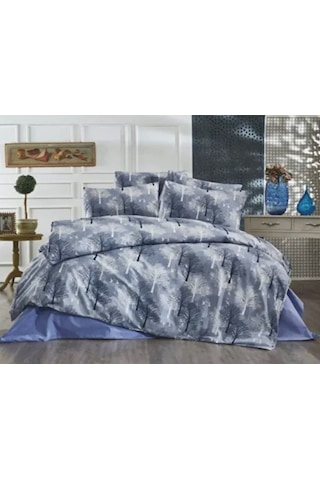 Tek Kişilik Premium Ranforce Yumuşak Dokulu Lastikli Çarşaf Takımı Pusula