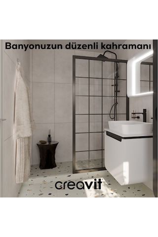 Creavit BS44611 Svida Askılık (İkili) Krom