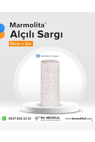 Marmolita S Paris Bandaj Alçısı 10cm X 2m - 10 Adet