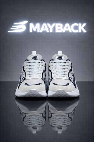 Mayback Erkek Spor Günlük Yazlık Ortopedik Ayakkabı Gri - Lacivert