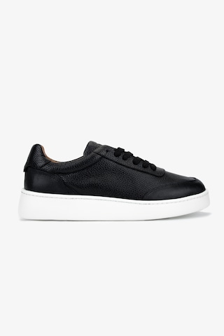 Valmenti Erkek Hakiki Deri Siyah Floter Sneakers & Spor Ayakkabı 04 4406 Erk Ayk Y26 Sıyah Fltr