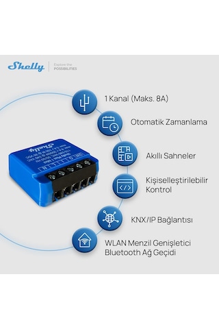 Shelly 1 Mini Gen3 Akıllı Röle