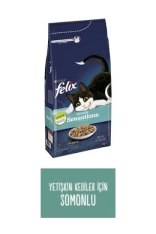 Purina Felix Sensations Somonlu Yetişkin Kedi Maması 2 KG