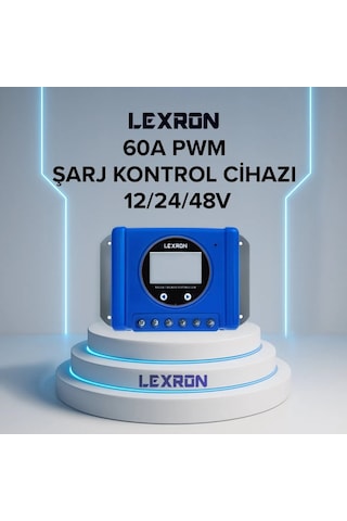 Lexron 60A Pwm Şarj Kontrol Cihazı Lexron 60A Pwm Şarj Kontrol Cihazı