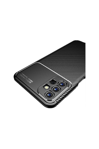 Zore Samsung Galaxy Uyumlu A23 Kılıf Omsy Negro Silikon Kapak - Lacivert