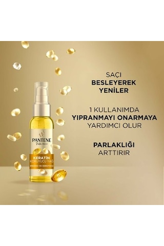 Saç Bakım Yağı 100 Ml E Vitaminli Koruyucu Özlü