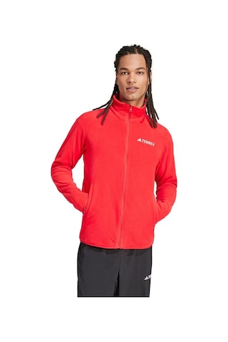 Adidas Erkek Ceket Mt Ess Fz Fl Jp0799 Kırmızı