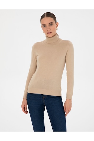 Pierre Cardin Kadın Bej Kazak /triko 50315747-vr011 Bej