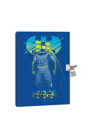 Batman 14x20 80 Yaprak Kilitli Hatıra Defteri