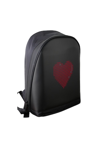 Funky Bag Led Ekranlı Akıllı Motorcu Sırt Çantası Siyah Diğer