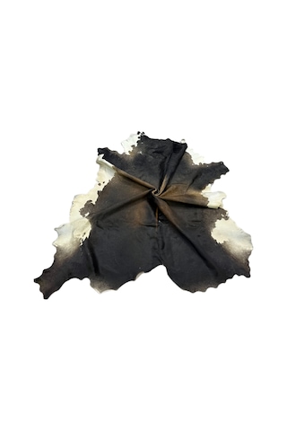 Doğal Renkli Dana Postu Halı - Naturel Halı Post Kahve Gri