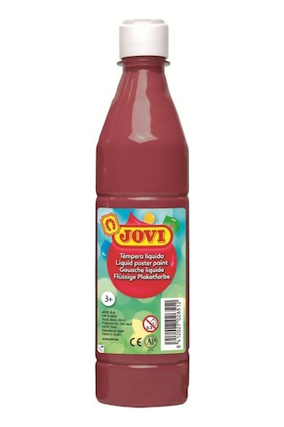 Jovi Kahverengi Guaj Boya 500Ml Hazır Sulandırılmış Sıvı Guaj Kahverengi