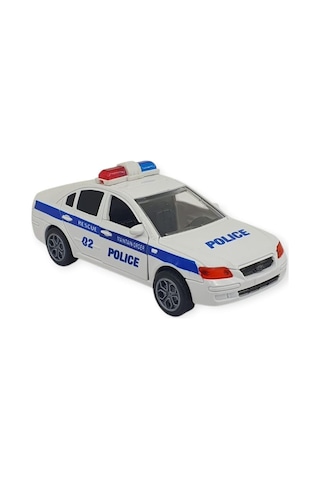 Sesli Işıklı Çek Bırak Polis Arabası - Yy2020-17p Çok Renkli